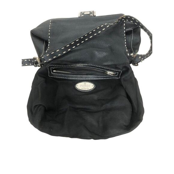 Vintage Fendi Mama Forever Bag Selleria Leather Mini - Picture 5 of 13